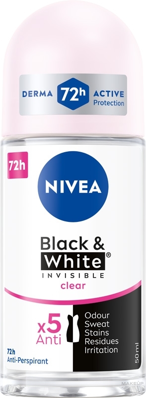 NIVEA Black & White invisibile Original Roll-On 72h - 50ml
