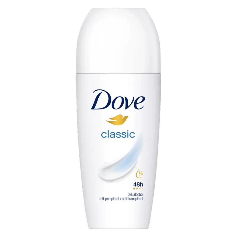 Dove Deodorante Classic Roll-on - 50ml 