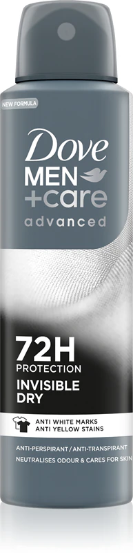 Dove Men+Care Advanced Invisible 72h Protection Spray - 150ml