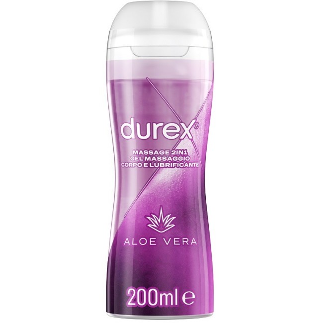 Durex Massage 2-in-1 Aloe Vera Gel Lubrificante - 200ml