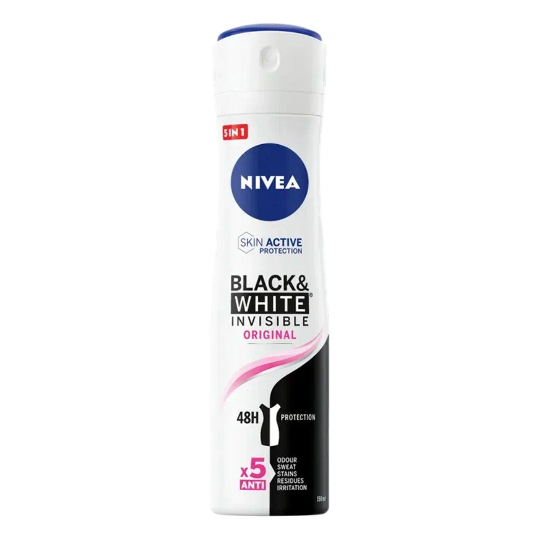  NIVEA Black & White Invisible Original Spray - 150ml