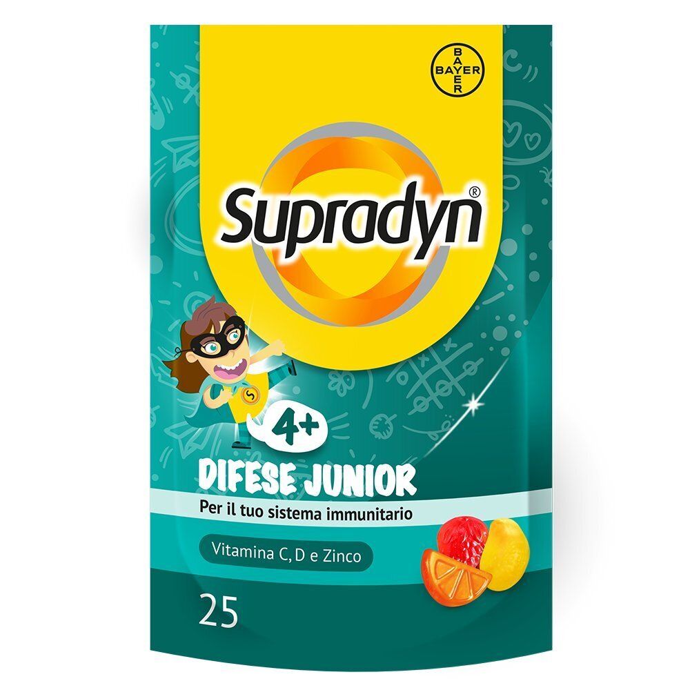 Supradyn Difese Junior Integratore per Bambini Caramelle Gommose