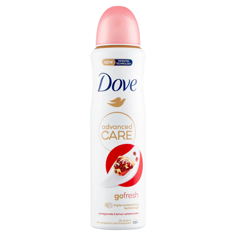 Dove Advanced Care Go Fresh Pomegranate & Lemon Verbena Scent Anti-Perspirant - 150ml