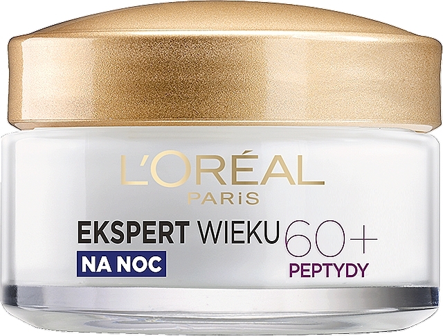 L'Oréal Age Specialist Expert Age 60+ Crema Notte Riparatrice Anti-Rughe - 50ml