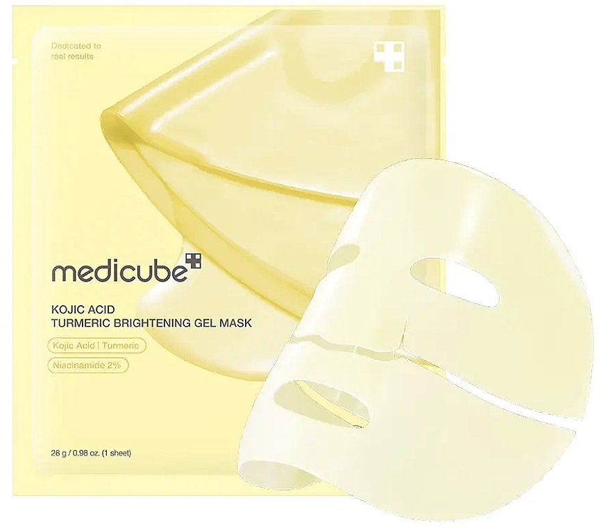 Medicube Maschera Gel Illuminante con Acido Cogico e Curcuma