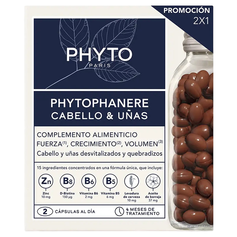 Phyto Paris Phytophanère Capelli e Unghie - 2x120 capsule