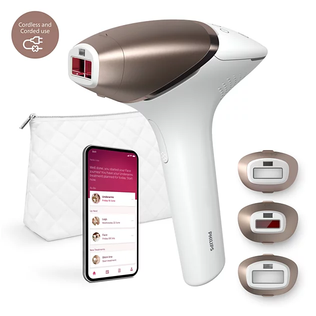 Philips Lumea IPL 9000 Series Dispositivo di epilazione IPL con SenseIQ