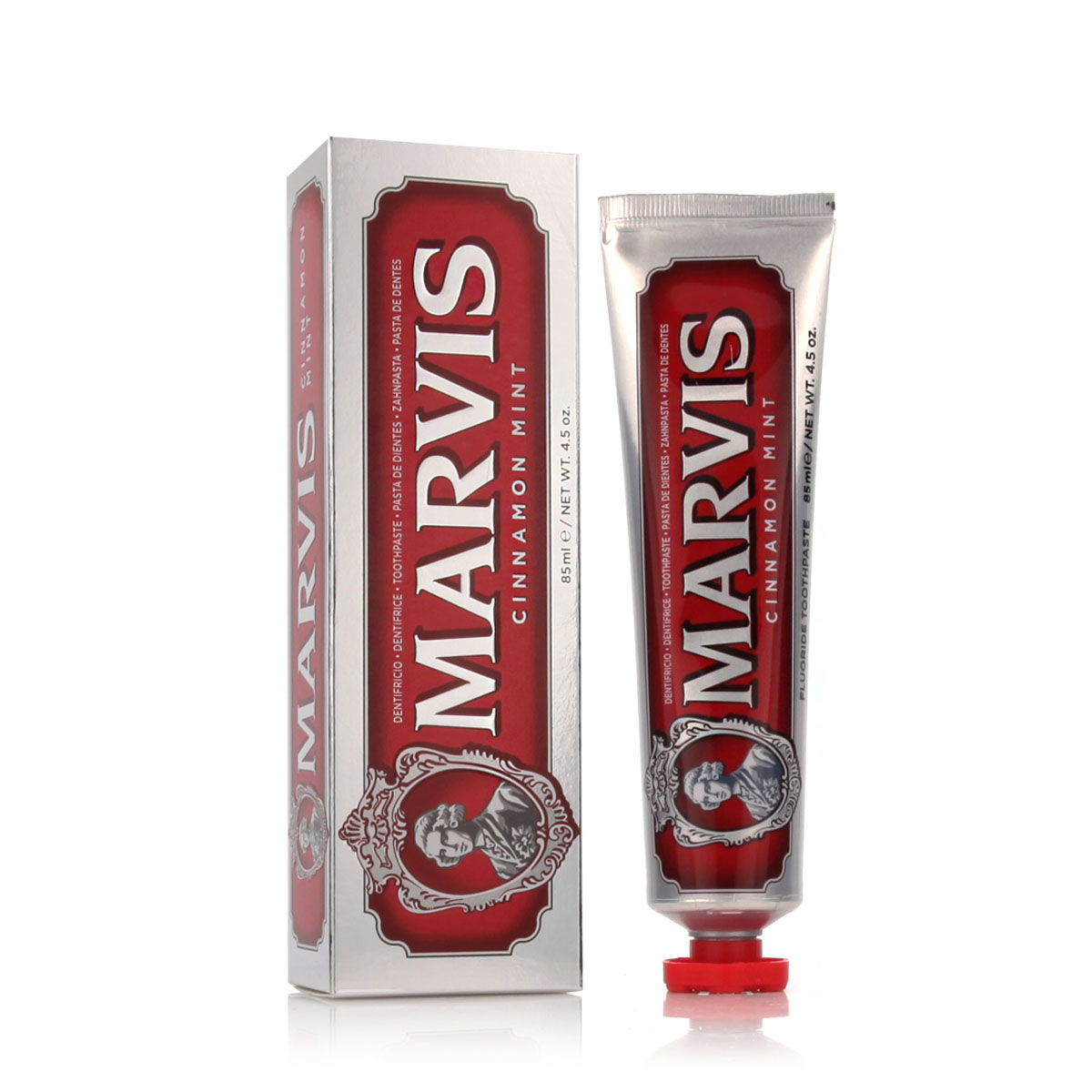 Marvis Fluoride dentifricio Cinnamon Mint - 85ml
