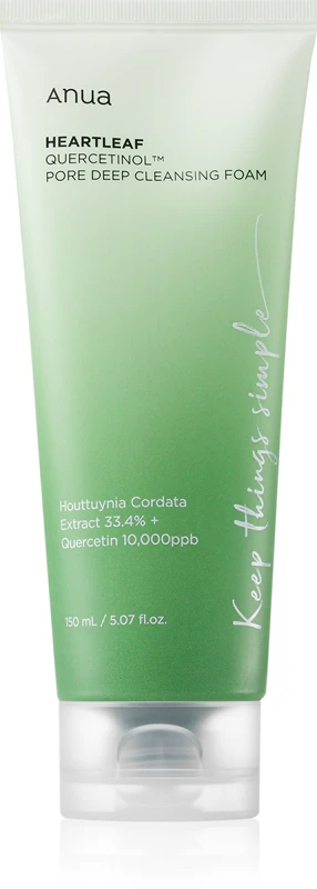 Anua Heartleaf Quercetinol Pore Deep schiuma detergente - 150ml