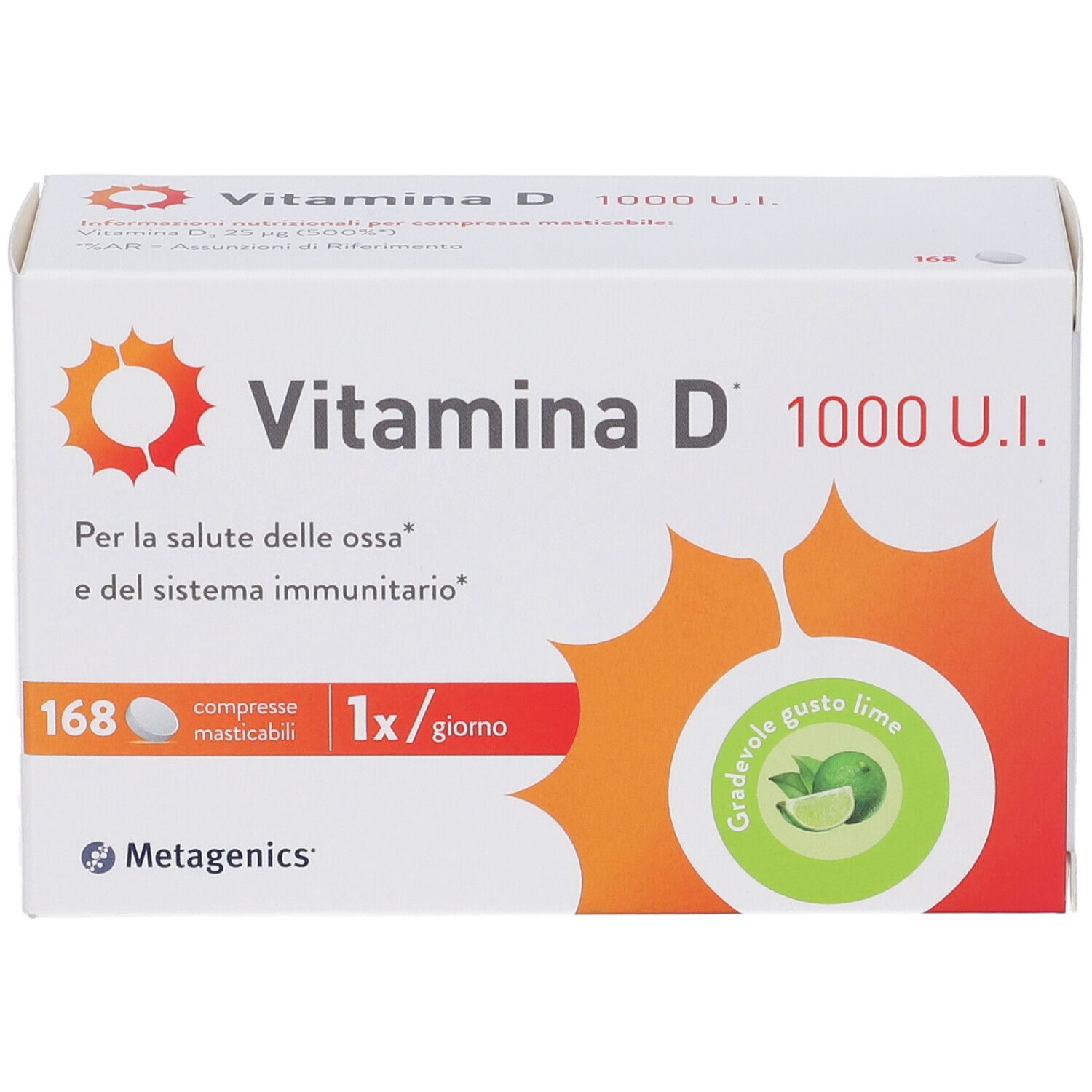 Vitamina D 1000 IU - 168 compresse
