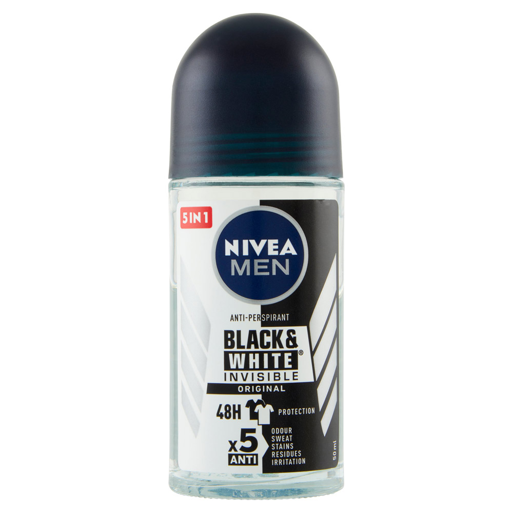 NIVEA Men Black & White Invisible Original Roll-On - 50ml