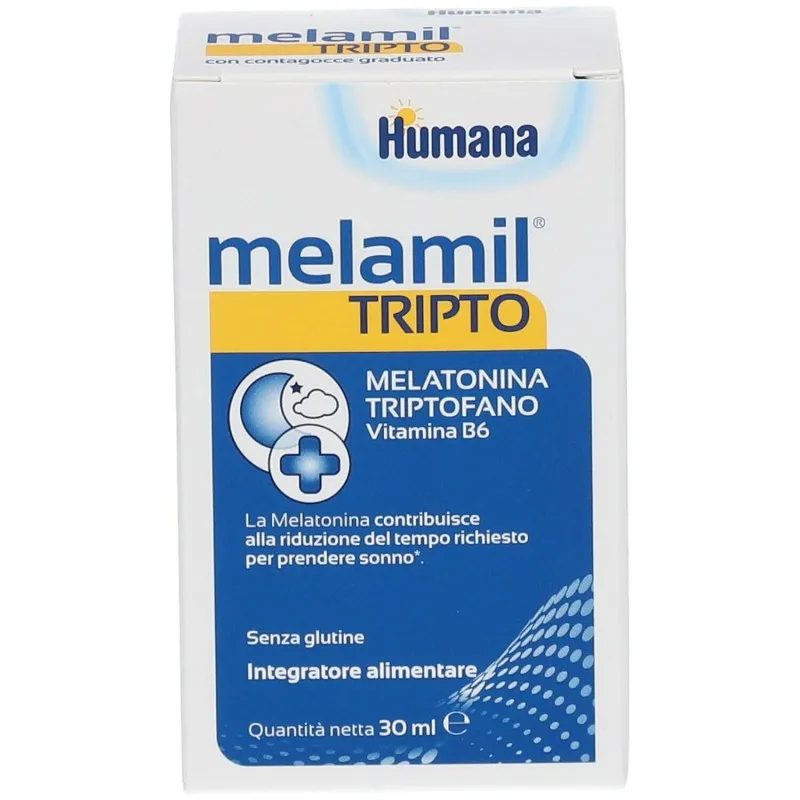 Humana Melamil Tripto integratore di melatonina e triptofano - 30ml