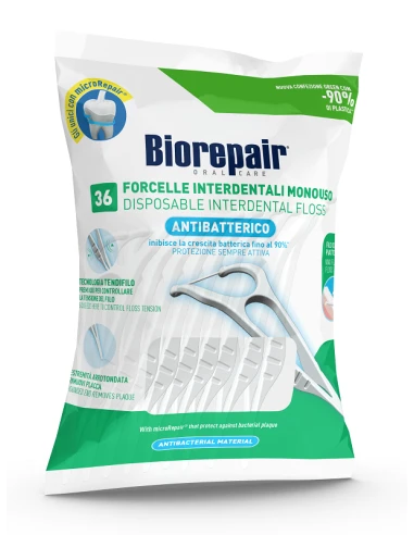 Biorepair Antibacterial Disposable Interdental filo interdentale
